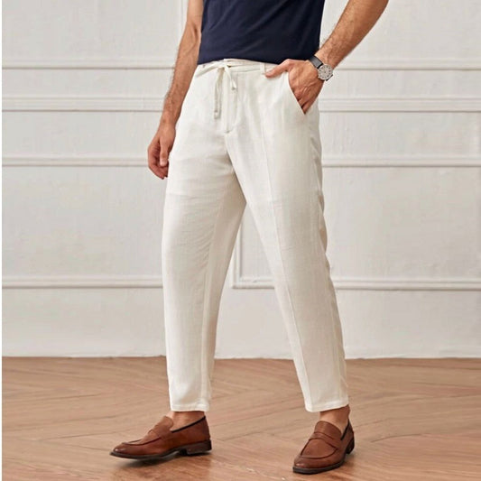 Pantaloni da Uomo in Lino