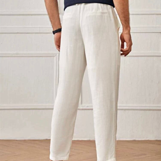 Pantaloni da Uomo in Lino