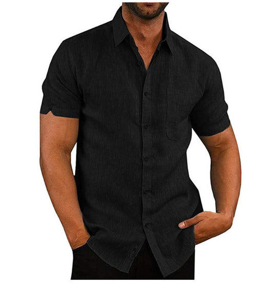 T-shirt Uomo Estiva Elegante a Maniche Corte